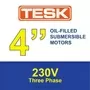 4 Inch Submersible Motors Tesk